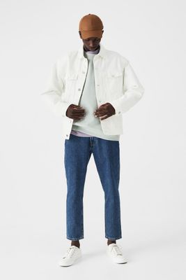 Regular Tapered Crop Jeans