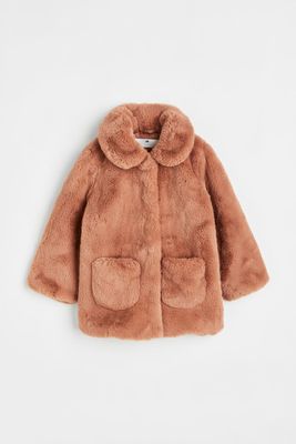 Fluffy Jacket with Collar