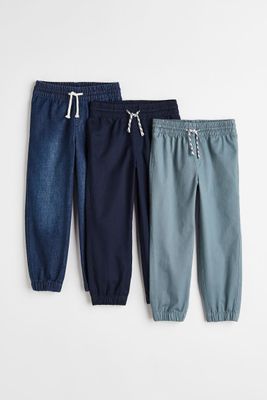 3-pack Relaxed Fit Joggers