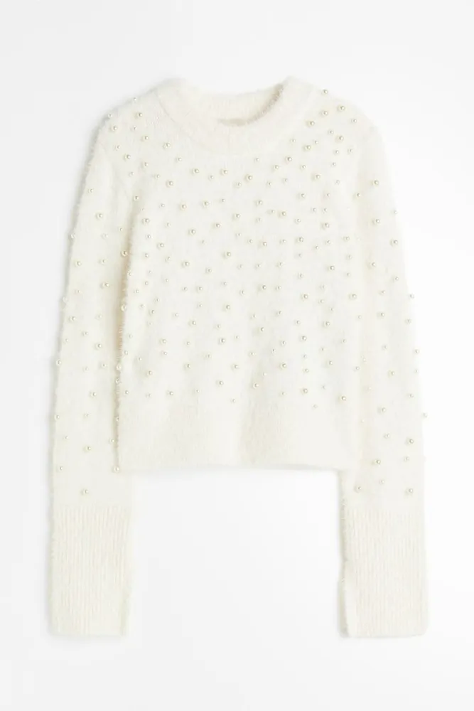 Bead-embellished Sweater