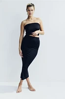 Microfiber Maxi Skirt