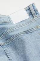 H&M+ Short en jean Mom Taille très haute