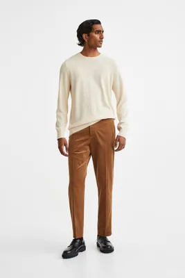 H&M Men's Slim Fit Velvet Suit Pants
