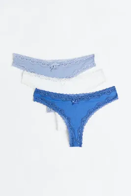 3-pack de panties Brazilian
