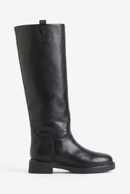 Knee-high Leather Boots