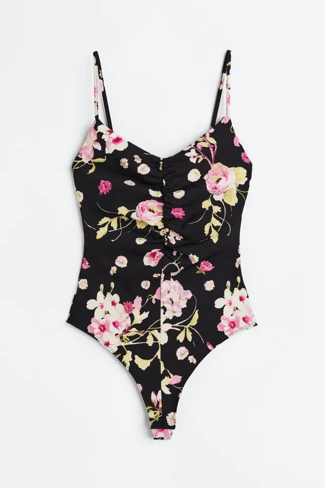 H&M Gathered Thong Bodysuit