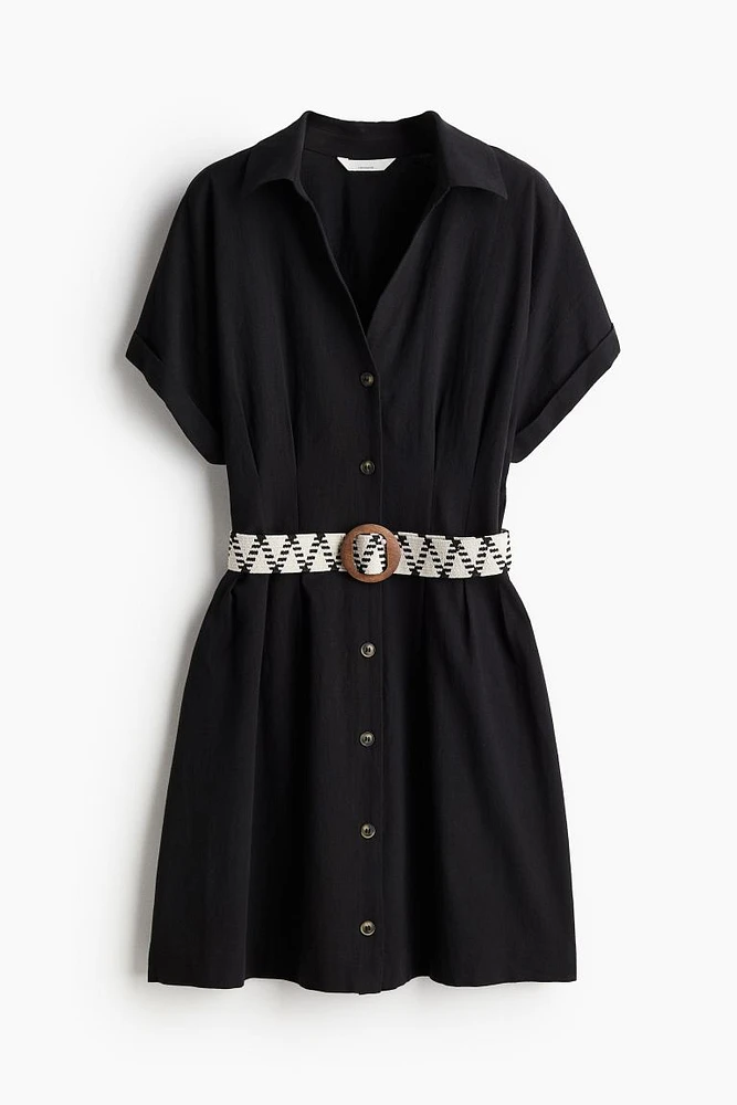 Shirt Dress with Belt