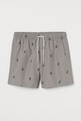 Shorts de baño con diseño