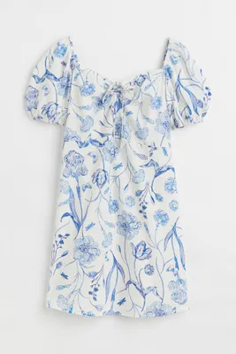 H&M+ Puff-sleeved Dress