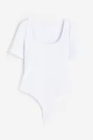 Short-sleeved Thong Bodysuit