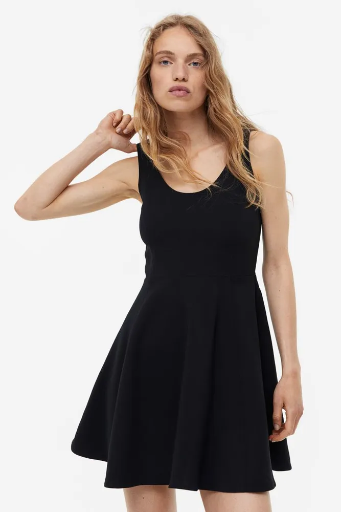 Flared-skirt Mini Dress