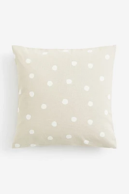 Dotted Cotton Cushion Cover