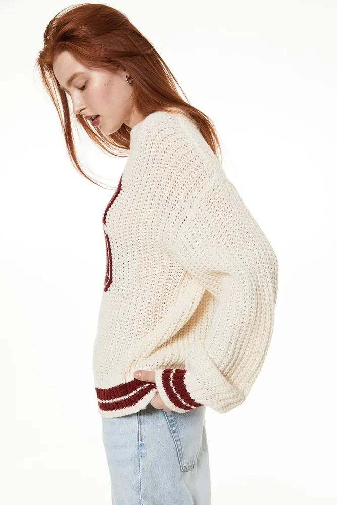 H&M Oversized Jacquard-knit Sweater