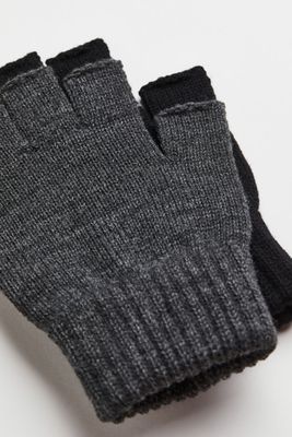 2-pack Fingerless Gloves