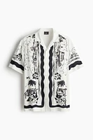 Regular Fit Printed Resort Shirt