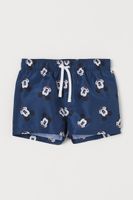 Patterned Swim Shorts