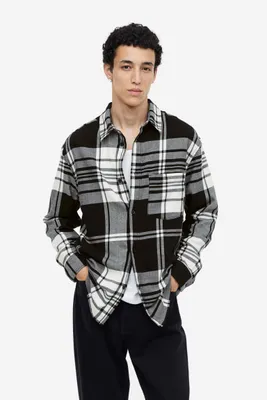 Relaxed Fit Flannel Shirt