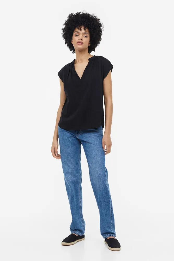 V-neck Blouse