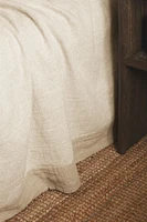 Linen-look Bedspread