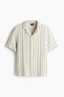 Regular Fit Textured Resort Shirt