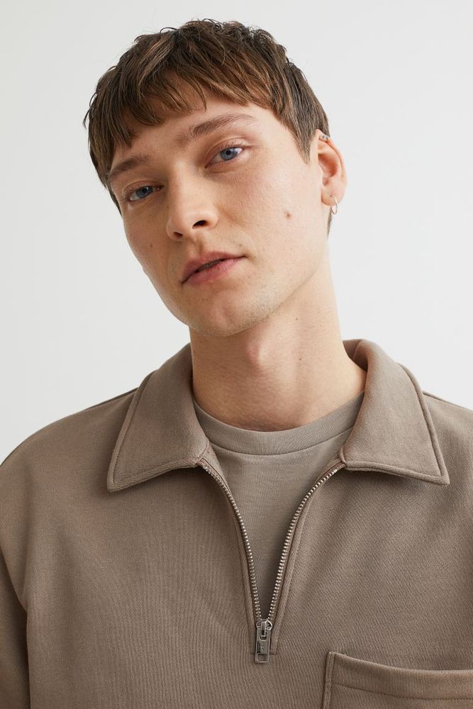 Regular Fit Half-zip Sweatshirt