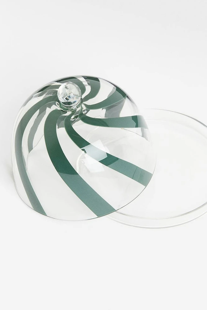 Glass Dome with Tray