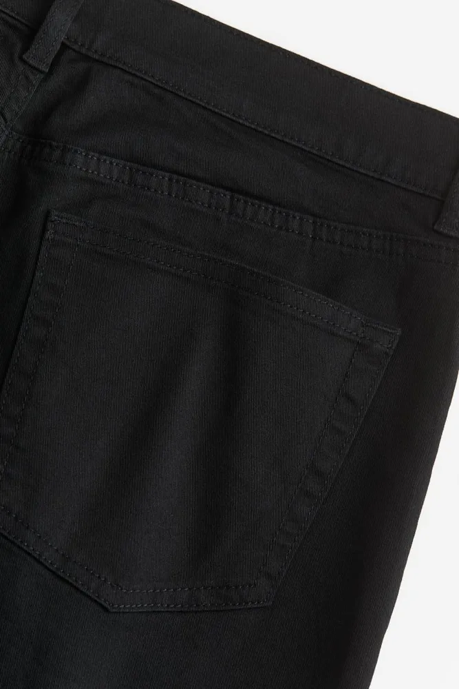 Slim Fit Cotton Twill Shorts