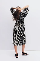 Cotton Wrap Dress