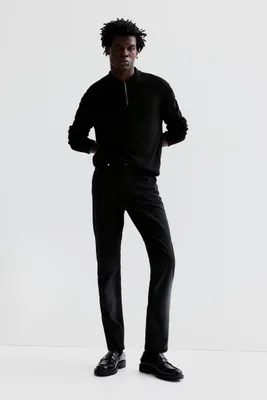 Slim Fit Cotton Twill Pants