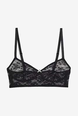 Soft-cup Mesh Bra