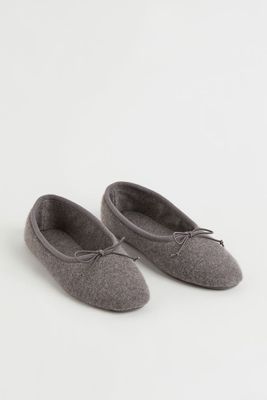 Cashmere Ballet Slippers