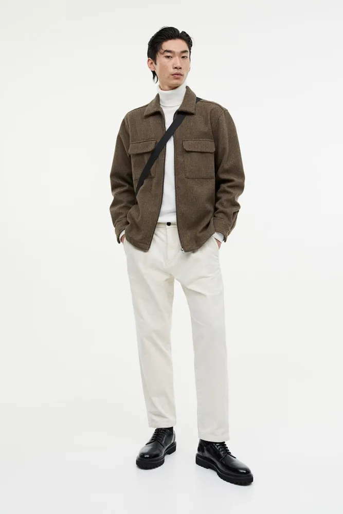 H&M Men's Regular Fit Utility Jacket