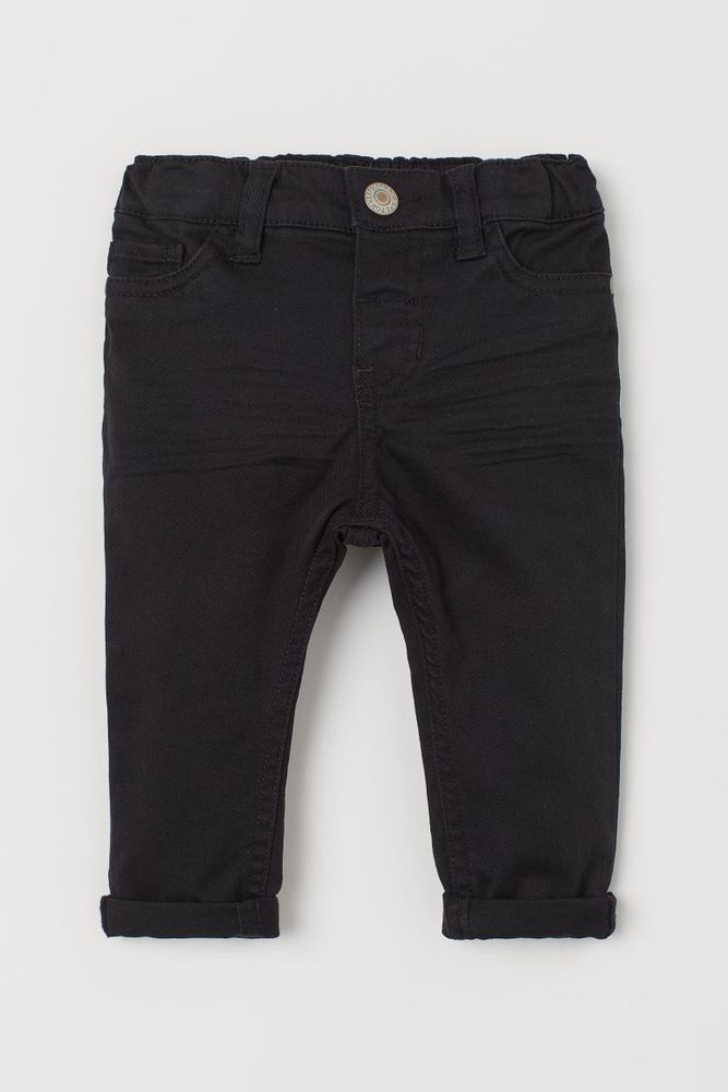 Black Stretch Twill Pants - Pants & Shorts for Women