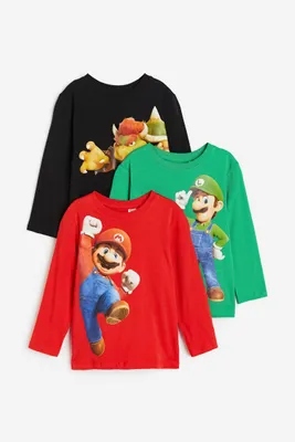 3-pack Long-sleeved T-shirts
