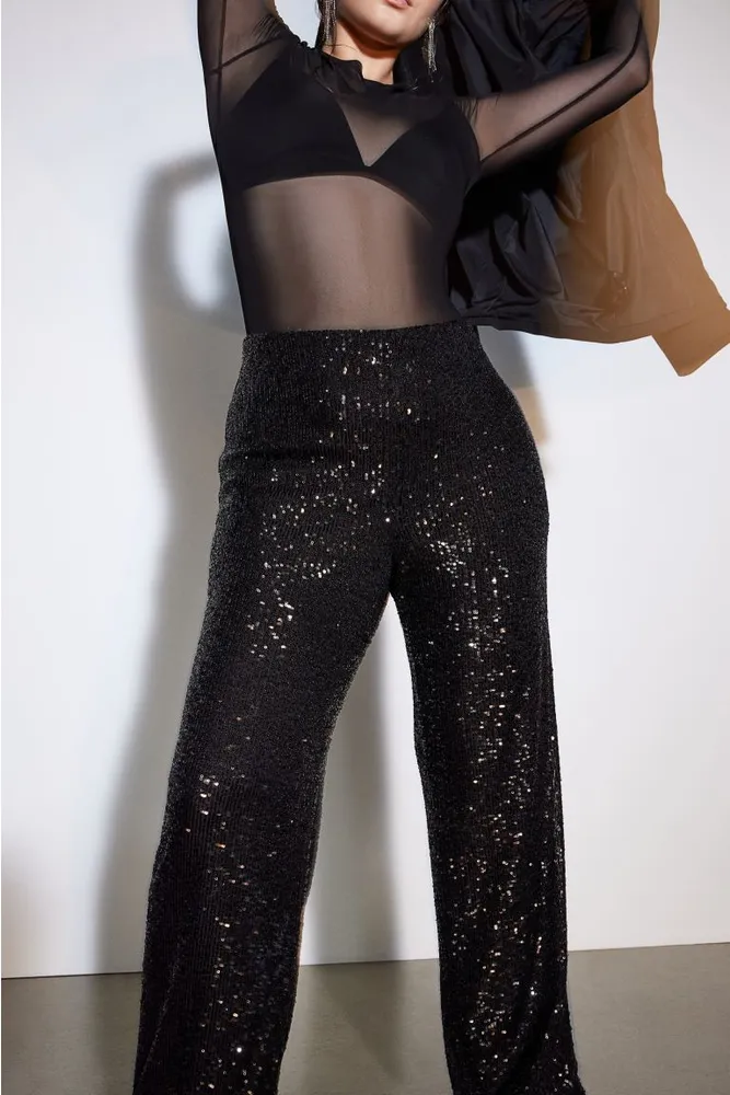 Sequined Pants