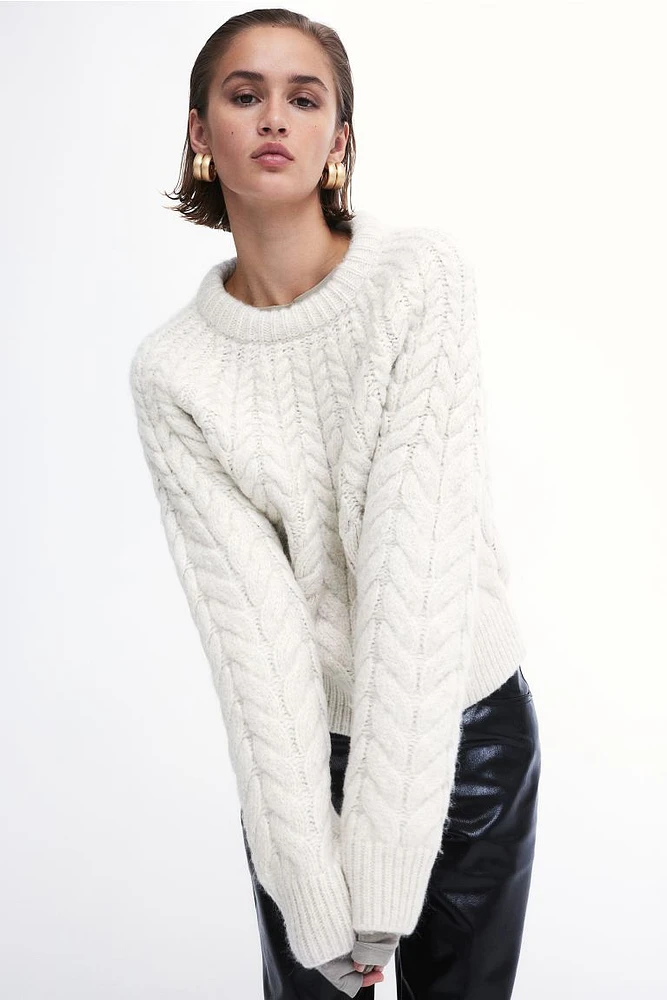 Cable-knit Sweater