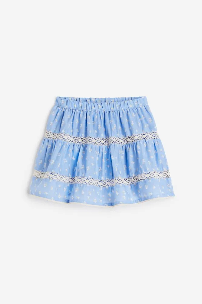 Lace-trimmed Skirt