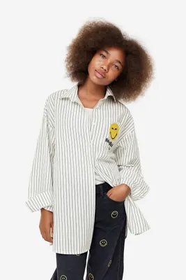 Chemise imprimée en coton