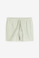 Regular Fit Linen-blend Shorts