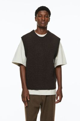 Regular Fit Wool Sweater Vest