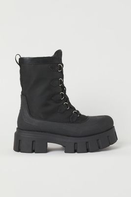 Chunky Military-style Boots