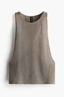 Twist-detail Knit Tank Top