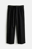 Wool Pants with Belt