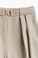 Buckle-detail Dress Pants