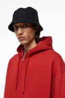 Oversized Fit Hooded Cotton Jacket
