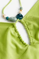 Bead-detail Slip Dress