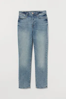 Mom Fit Ultra High Ankle Jeans