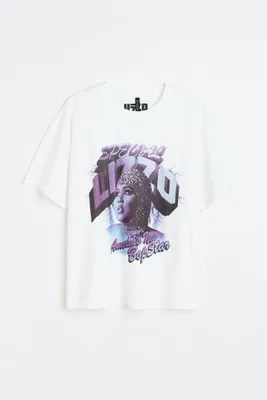 H&M+ Oversized Printed T-shirt