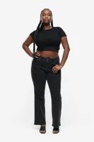 Curvy Fit Bootcut High Jeans