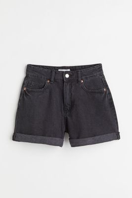 High-Waisted OG Straight Super-Short Jean Shorts -- 1.5-inch